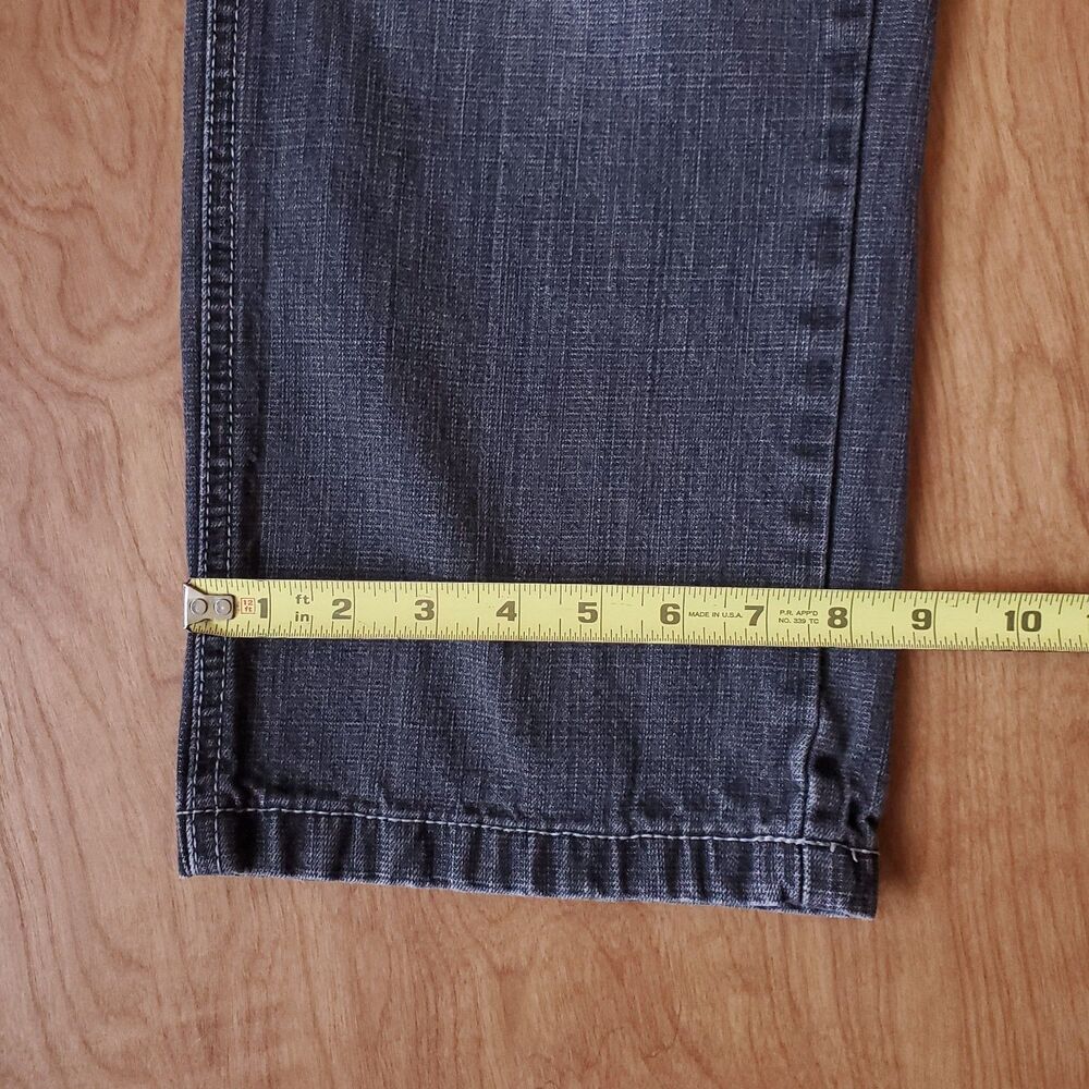 Southpole 4180 Jeans Mens 32x27 Black Fade Baggy Y2K Hip Hop Grunge Skater - Picture 15 of 15